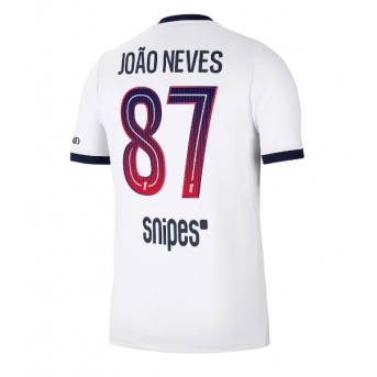 Billige Fotballdrakt Paris Saint-Germain Joao Neves #87 Replika Bortedrakt 2026-27 Kortermet